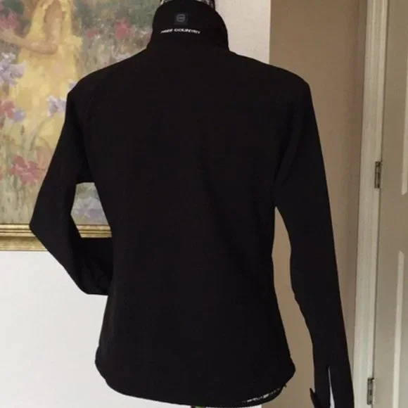 Free Country Women's Black Wind Wall Soft-Shell Jacket - Picture 2 of 5